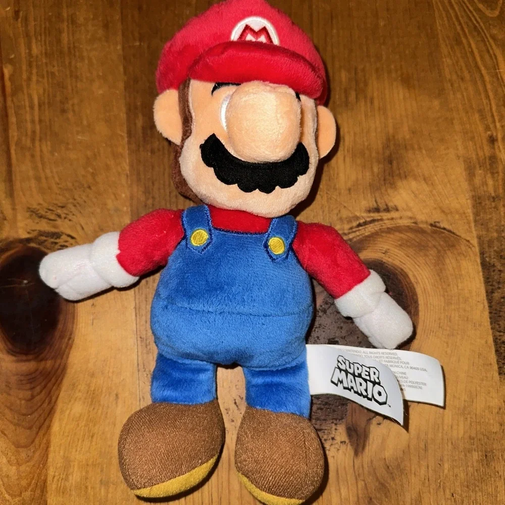 Super Mario Bros White Mario Character Plush 10